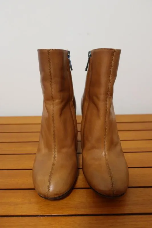 Chloe Stiefeletten Braun Leder Größe 36.5 High Heel