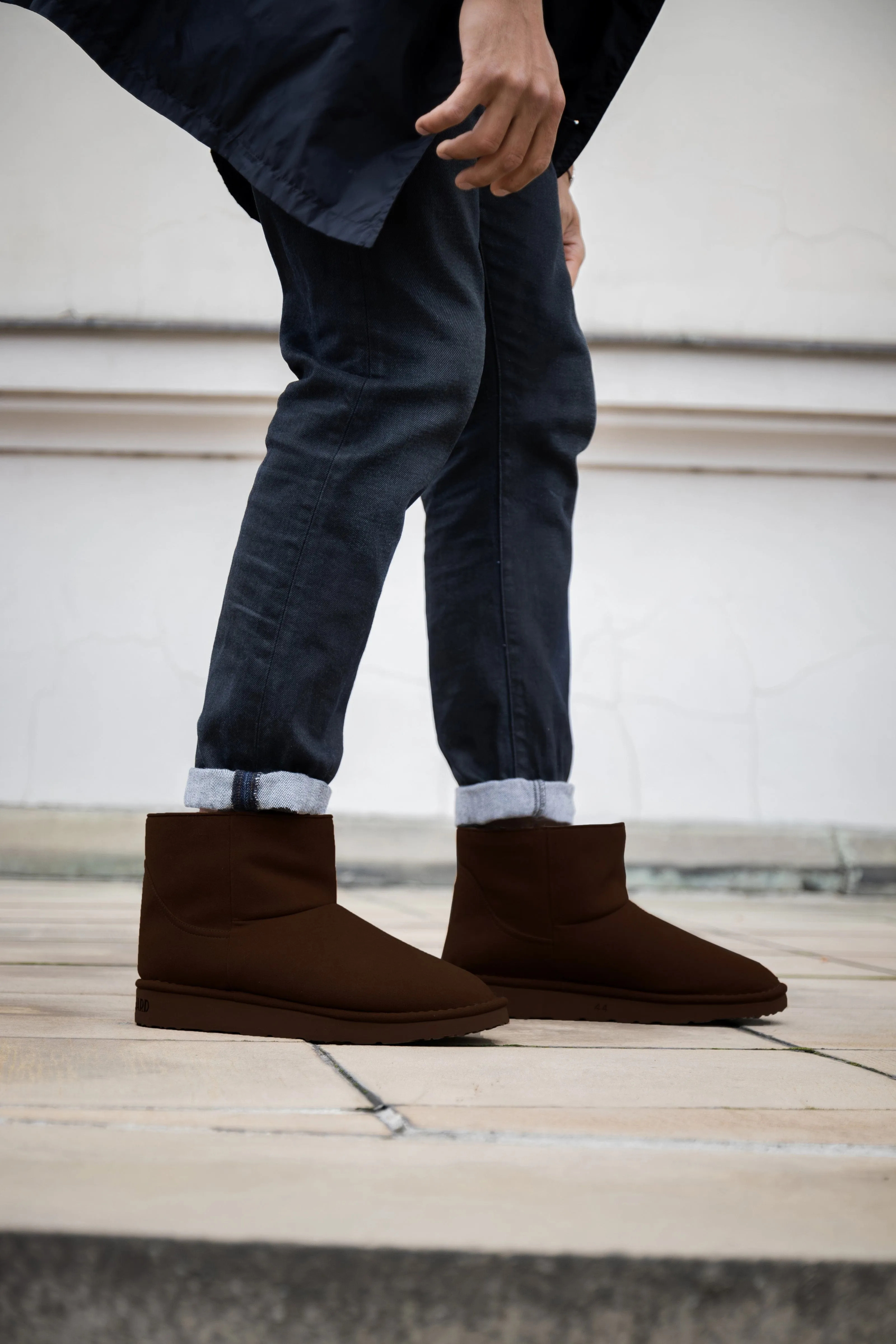 Klassische Unisex Vegane Kurzstiefel mit Kunstfellfutter | Mehrere Farben