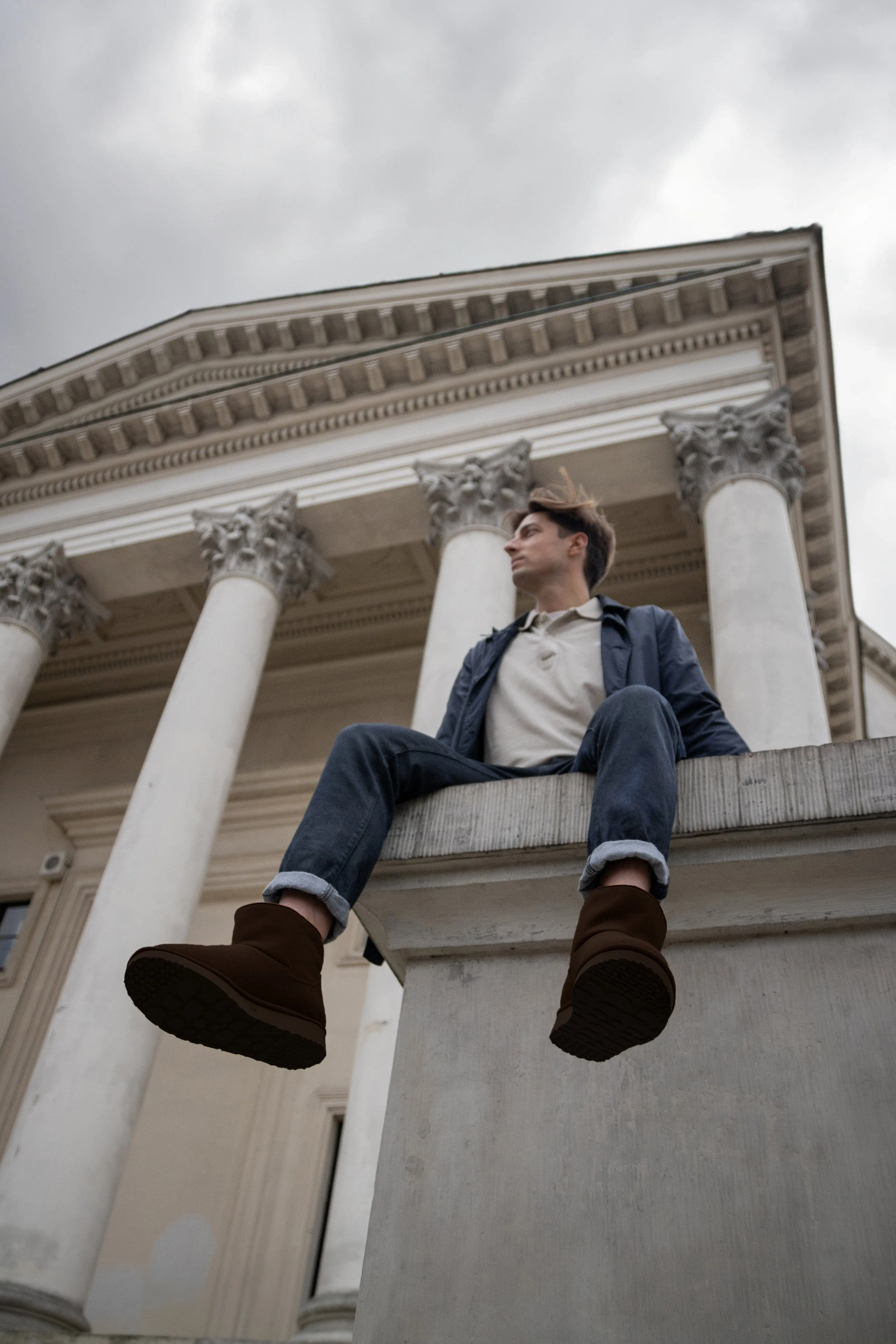 Klassische Unisex Vegane Kurzstiefel mit Kunstfellfutter | Mehrere Farben