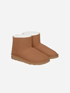 Klassische Unisex Vegane Kurzstiefel mit Kunstfellfutter | Mehrere Farben