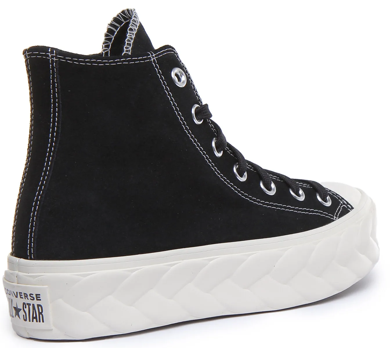Converse 568687C CT All Star Hi Platform Trainer in Schwarz für Damen Schuhe Converse