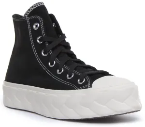 Converse 568687C CT All Star Hi Platform Trainer in Schwarz für Damen Schuhe Converse