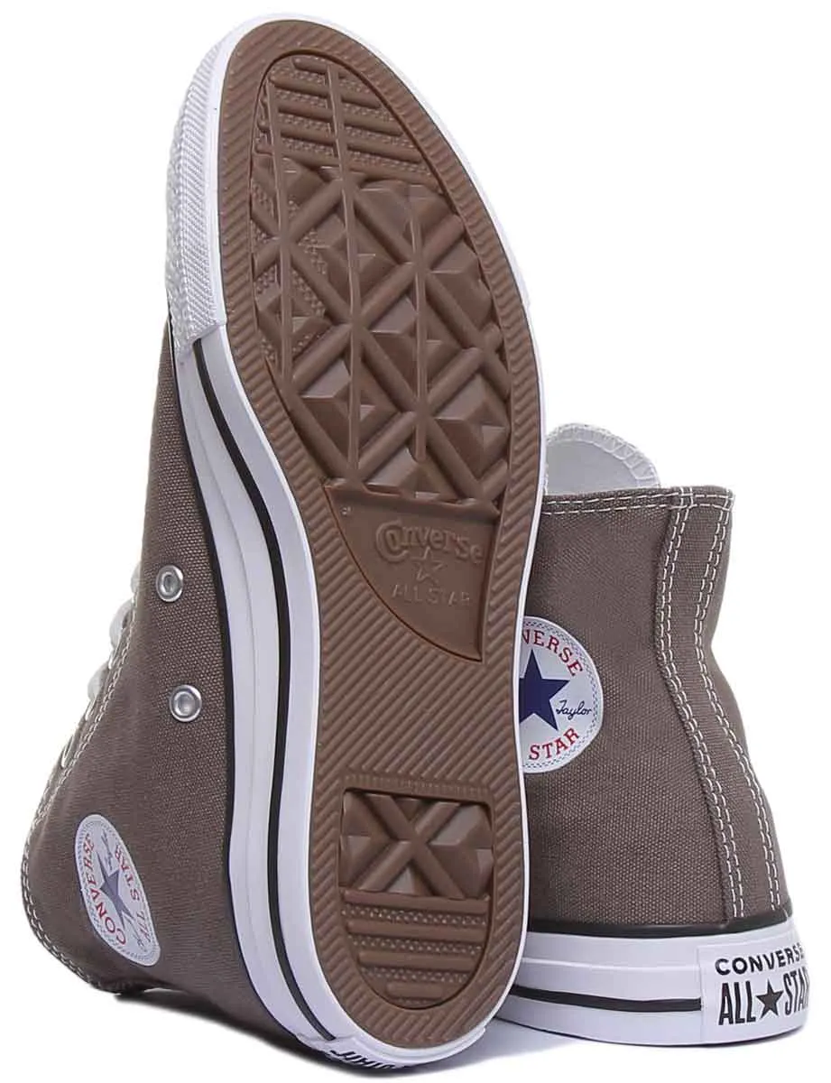 Converse All Star Hi Core Canvas Trainer In Anthrazit Für Damen Schuhe Converse