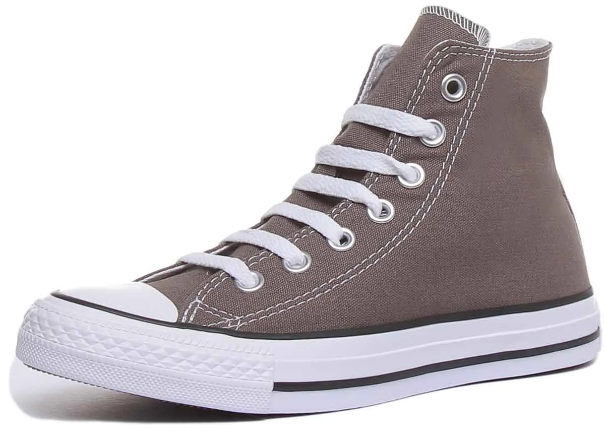 Converse All Star Hi Core Canvas Trainer In Anthrazit Für Damen Schuhe Converse