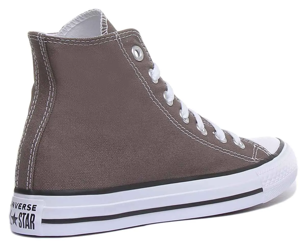 Converse All Star Hi Core Canvas Trainer In Anthrazit Für Damen Schuhe Converse
