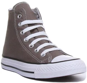 Converse All Star Hi Core Canvas Trainer In Anthrazit Für Damen Schuhe Converse