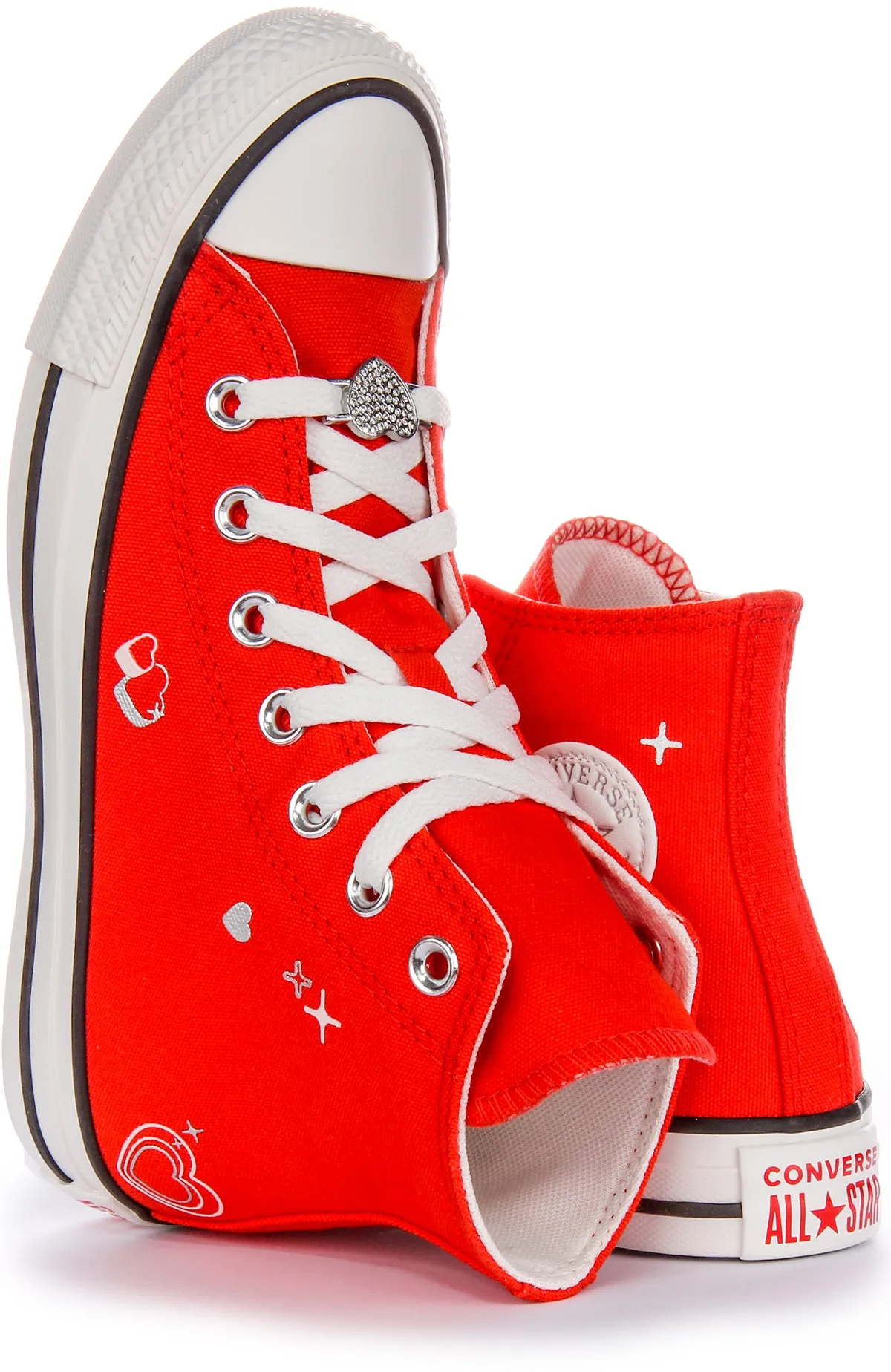 Converse All Star Y2K Heart A09117C in Rot für Damen Schuhe Converse