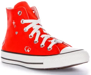 Converse All Star Y2K Heart A09117C in Rot für Damen Schuhe Converse