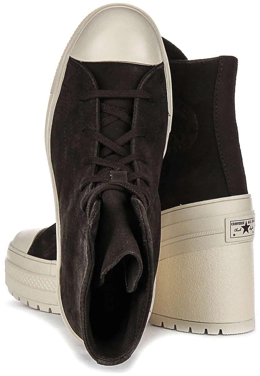 Converse Chuck 70 De Luxe Ferse A11542C in Kaffee Wildleder Schuhen Converse