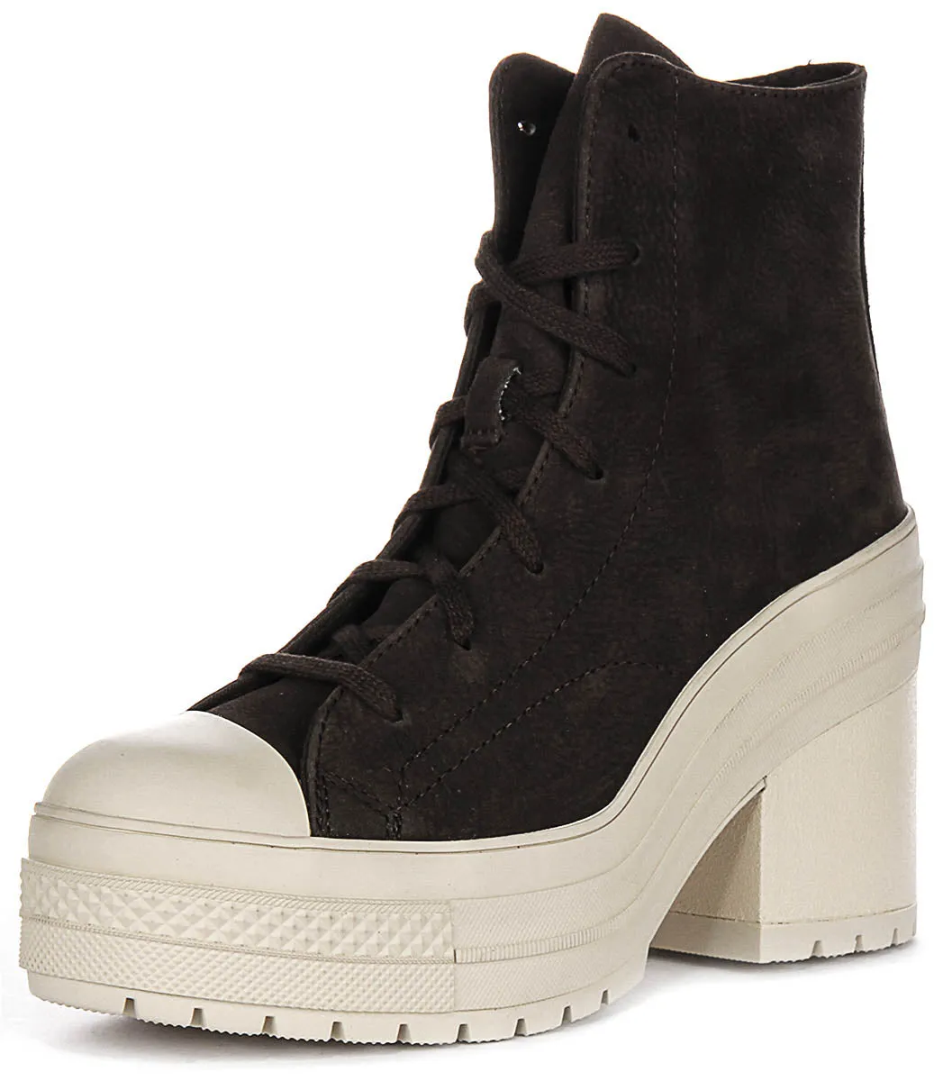 Converse Chuck 70 De Luxe Ferse A11542C in Kaffee Wildleder Schuhen Converse