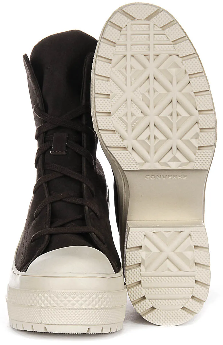 Converse Chuck 70 De Luxe Ferse A11542C in Kaffee Wildleder Schuhen Converse