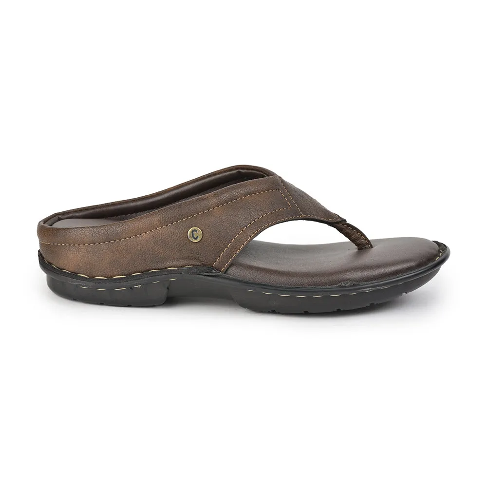 Liberty Coolers Braune Bequeme Hausschuhe Für Herren AVN-08