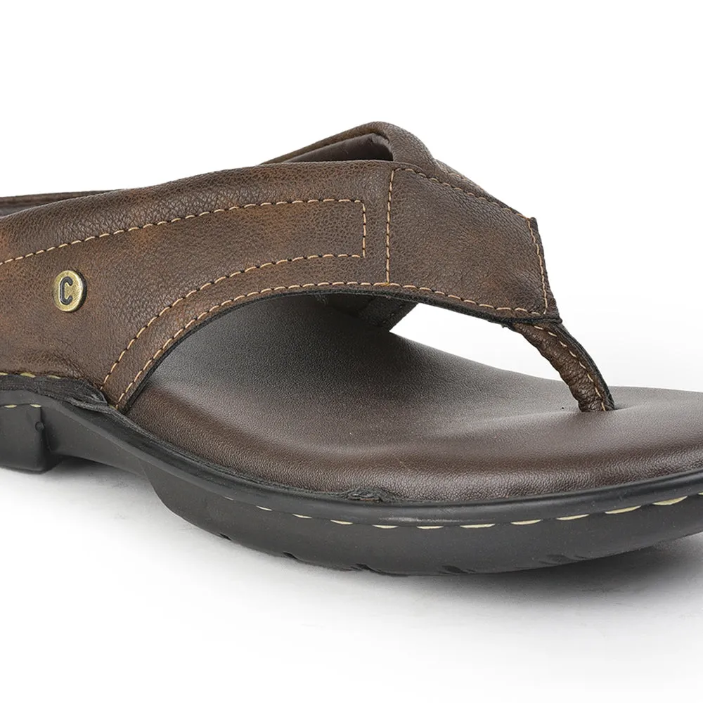Liberty Coolers Braune Bequeme Hausschuhe Für Herren AVN-08