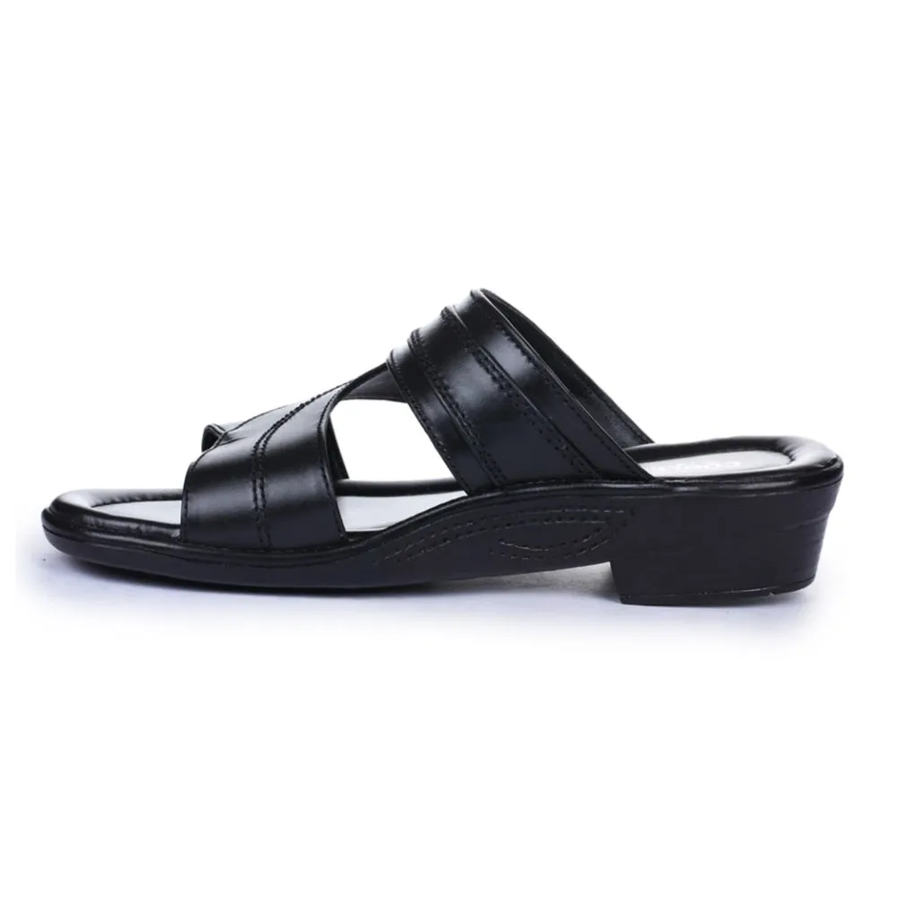 Liberty Coolers Bequeme Schwarze Hausschuhe Für Herren 7153-37