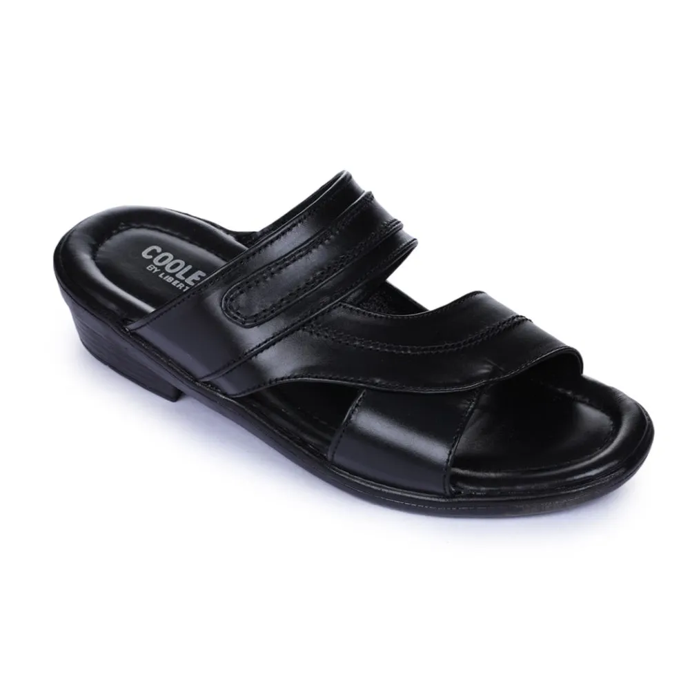 Liberty Coolers Bequeme Schwarze Hausschuhe Für Herren 7153-37