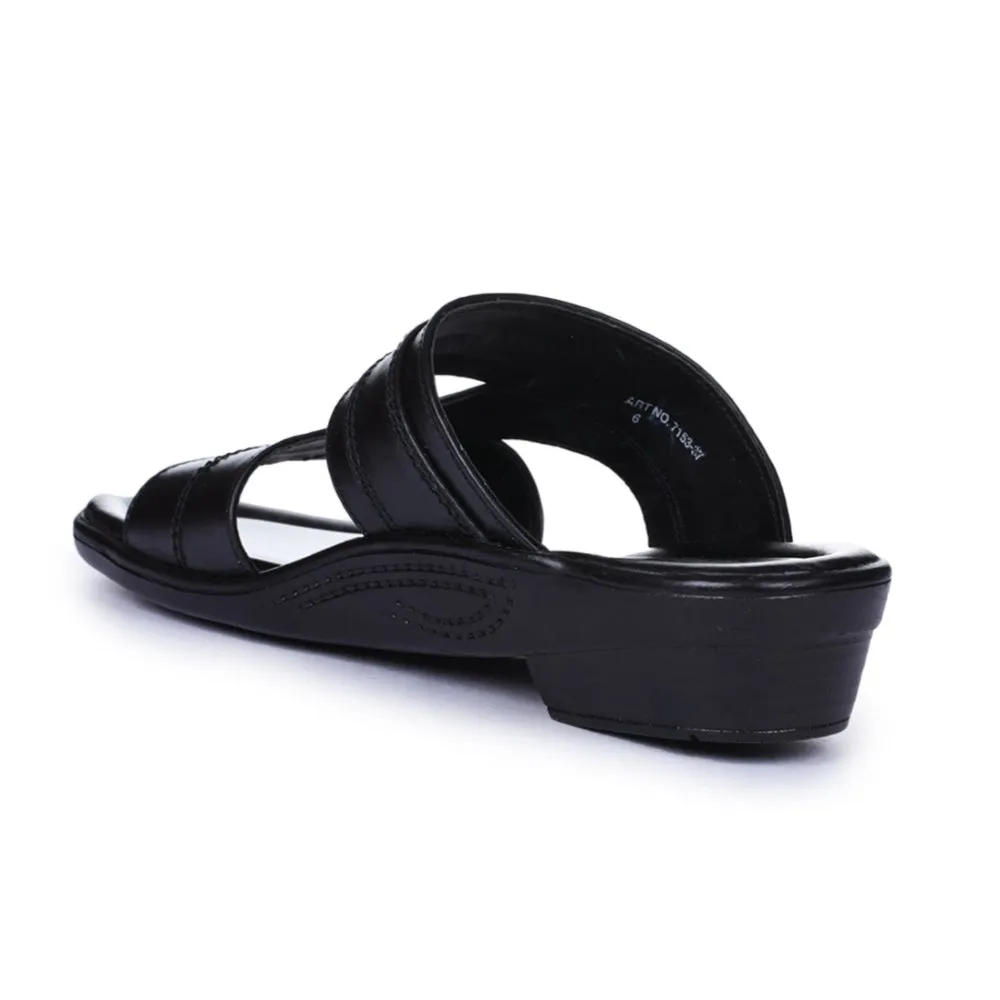 Liberty Coolers Bequeme Schwarze Hausschuhe Für Herren 7153-37