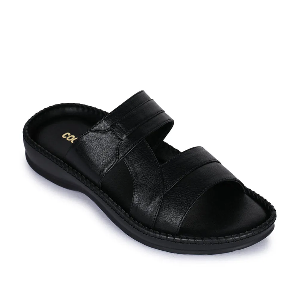 Liberty K2-01 Bequeme Hausschuhe Für Herren (Schwarz)