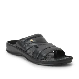 COOLERS Bequeme (Schwarz) Hausschuhe Für Männer STEAMER-02 Von Liberty