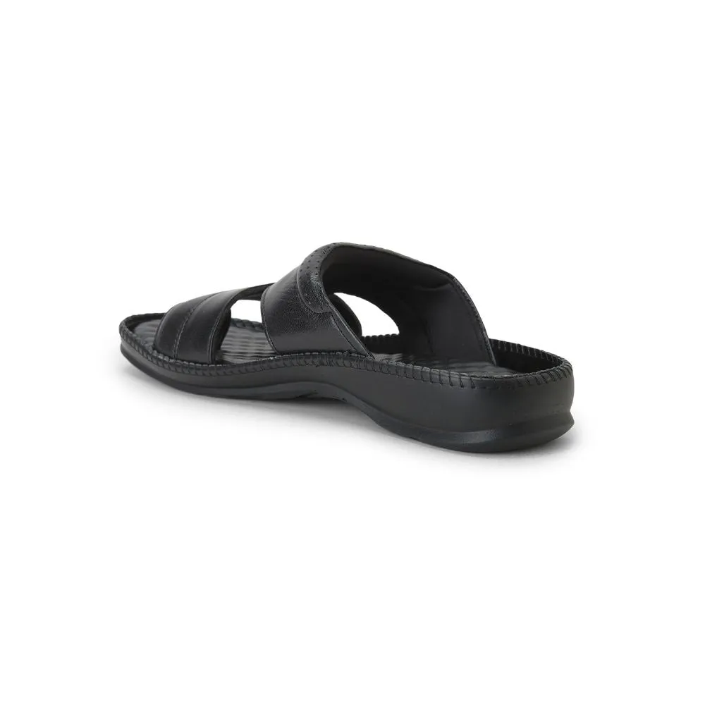 COOLERS Bequeme (Schwarz) Hausschuhe Für Männer STEAMER-02 Von Liberty