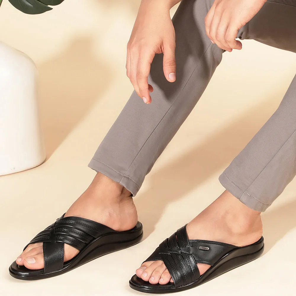 Bequeme (Schwarze) Hausschuhe Für Herren TAYLOR By Liberty