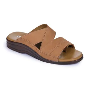 Liberty Bequeme Braune Hausschuhe Für Herren 7123-79