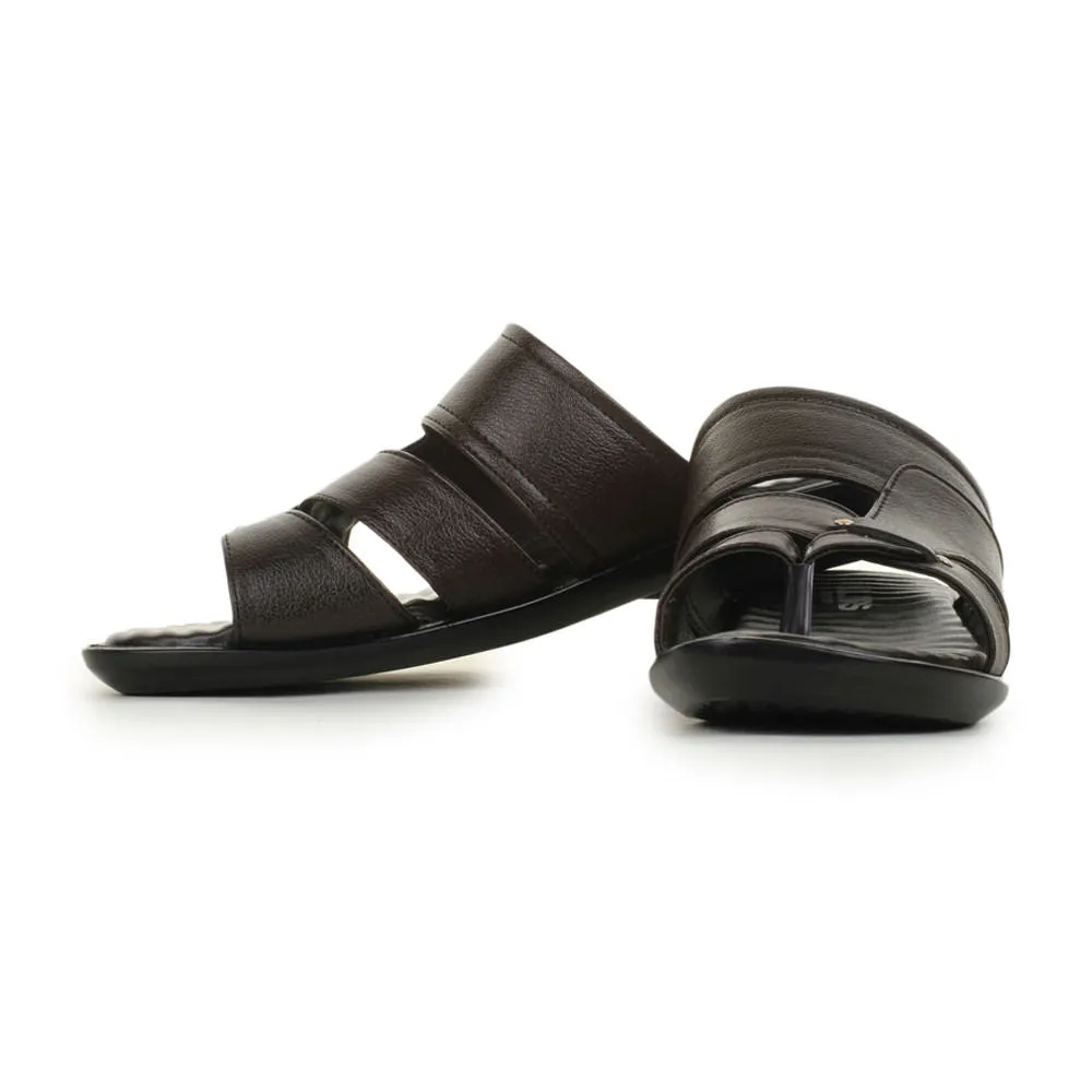 Liberty Coolers Bequeme Braune Hausschuhe Für Herren TRL-113