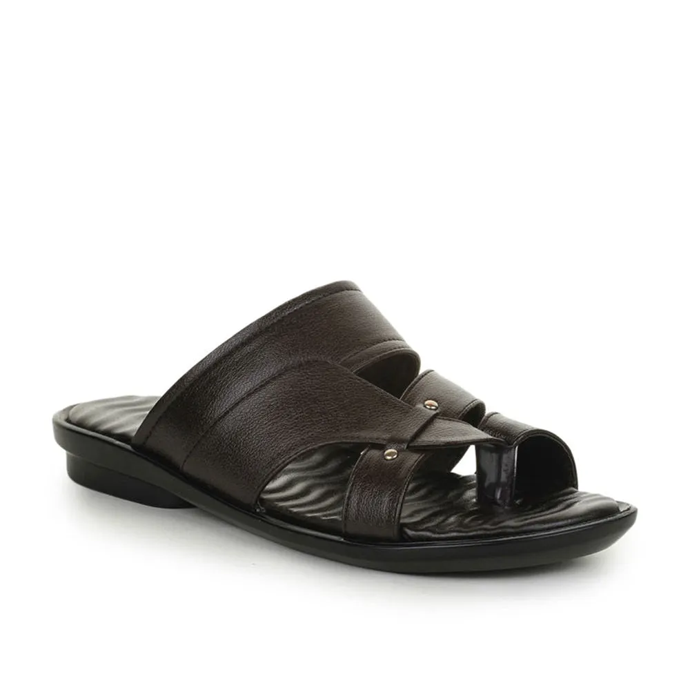 Liberty Coolers Bequeme Braune Hausschuhe Für Herren TRL-113