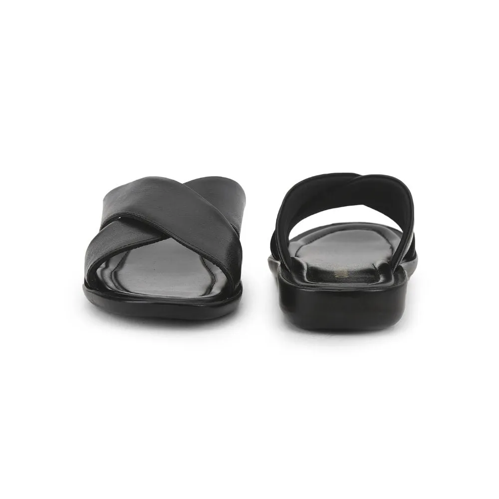 Coolers Bequeme Hausschuhe Für Herren (Schwarz) CROSS-1E Von Liberty