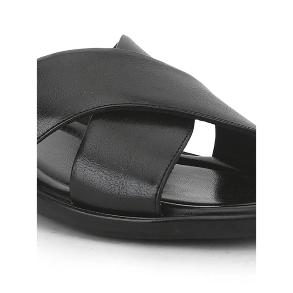 Coolers Bequeme Hausschuhe Für Herren (Schwarz) CROSS-1E Von Liberty