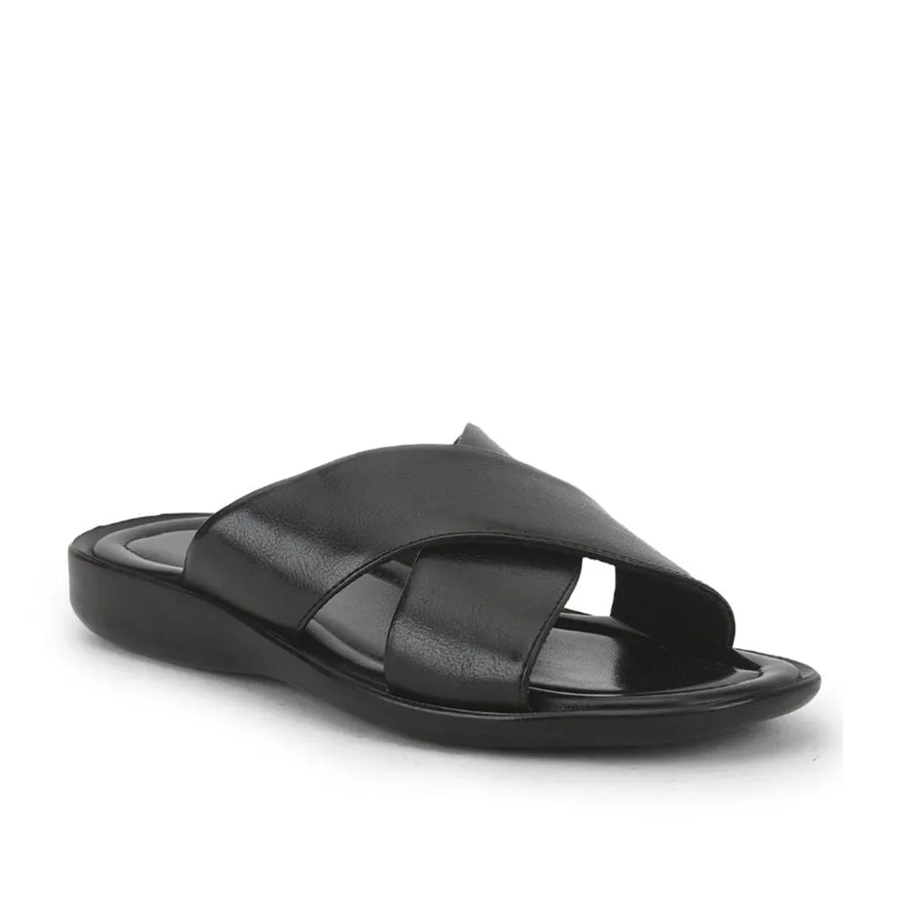 Coolers Bequeme Hausschuhe Für Herren (Schwarz) CROSS-1E Von Liberty