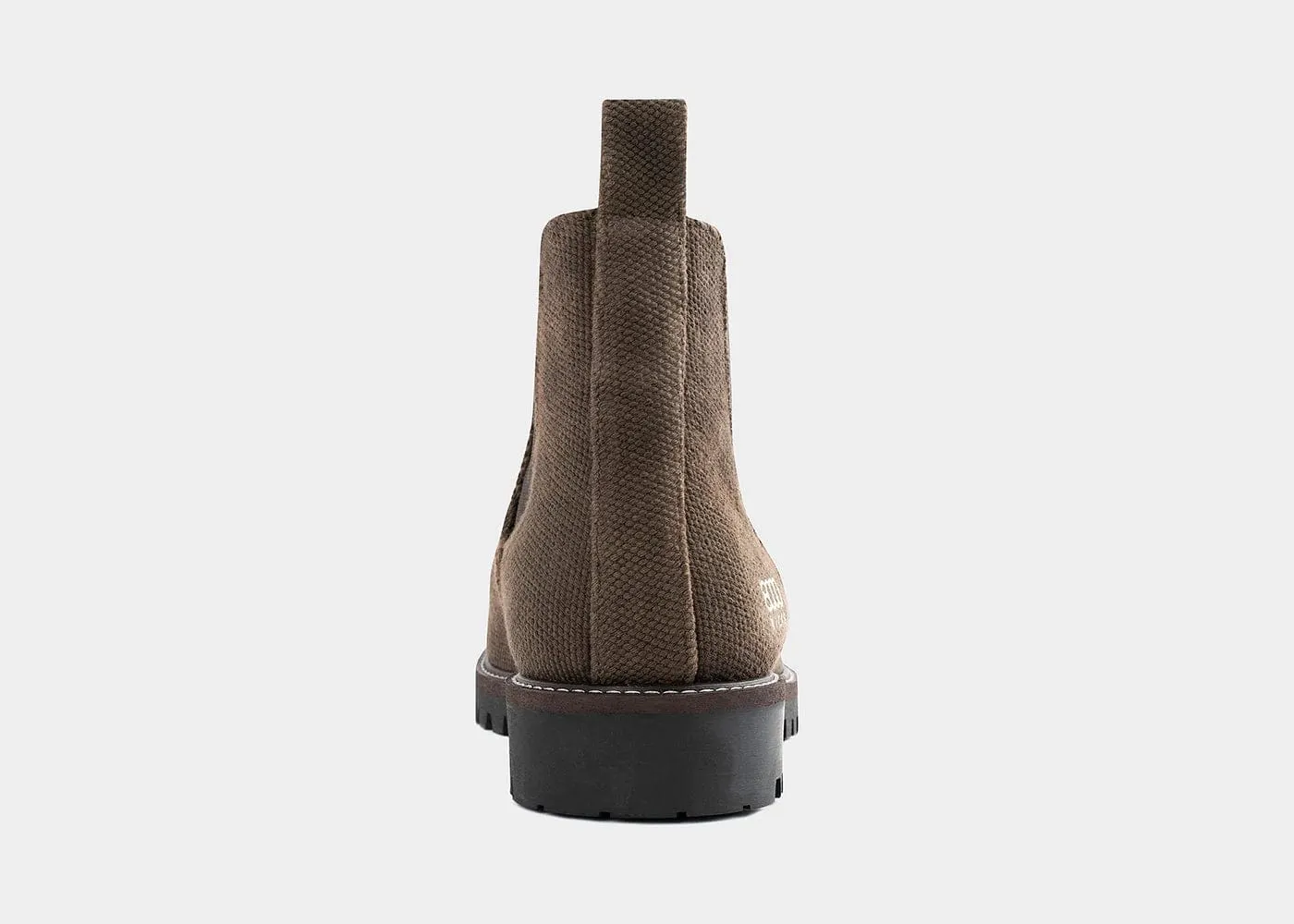 Crossover Herren Vegane Hanf Chelsea Stiefel | Dunkelbraun