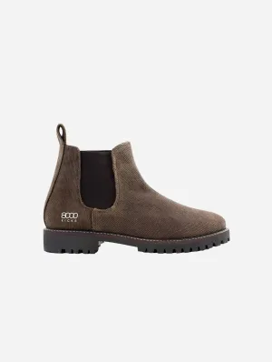 Crossover Herren Vegane Hanf Chelsea Stiefel | Dunkelbraun