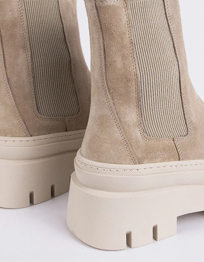 Delya Beige Wildleder