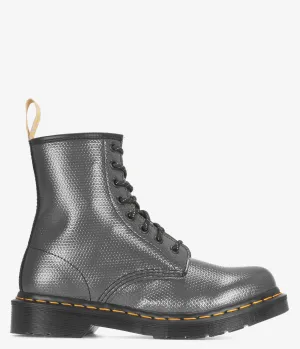 Dr. Martens 1460 Metallic Prägestiefel mit Schnürung - Damen