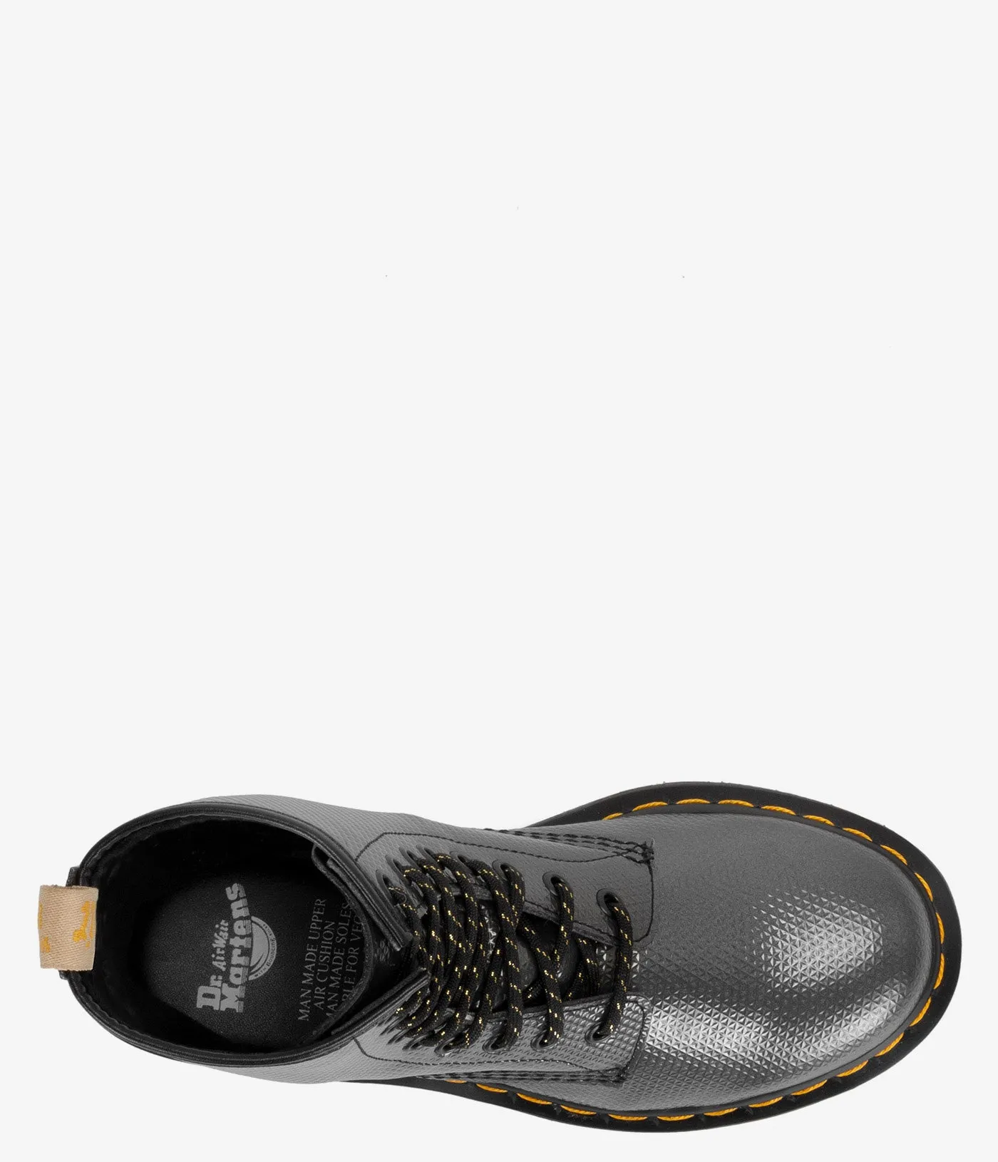 Dr. Martens 1460 Metallic Prägestiefel mit Schnürung - Damen