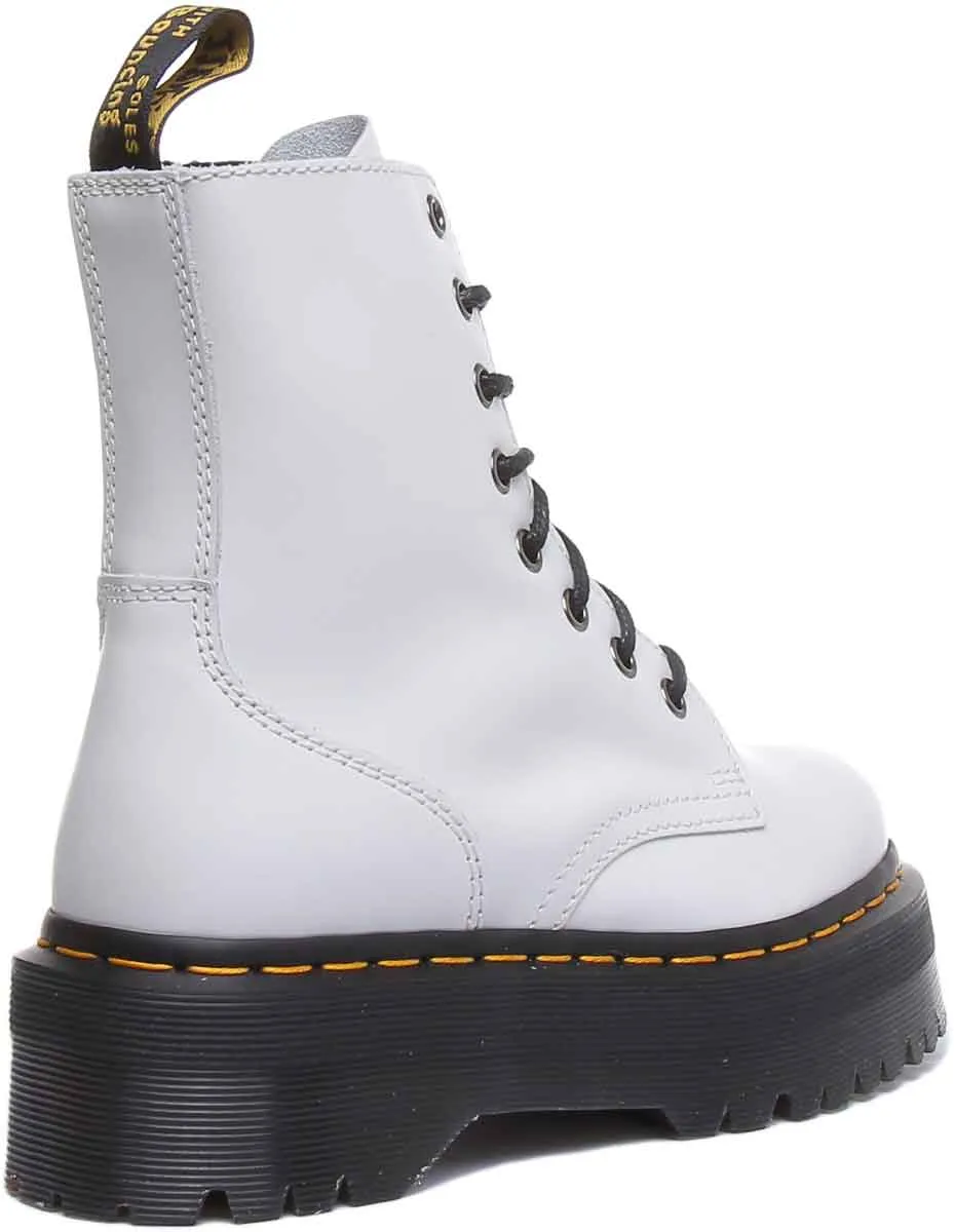 Dr. Martens Jadon Glatt In Weiß Schuhe Dr. Martens