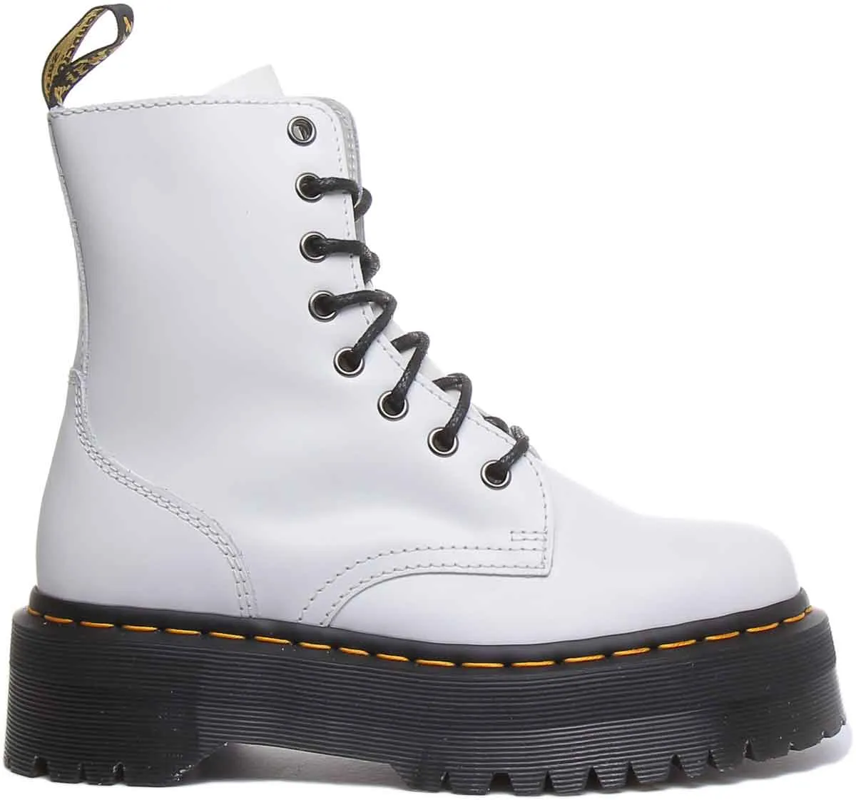 Dr. Martens Jadon Glatt In Weiß Schuhe Dr. Martens