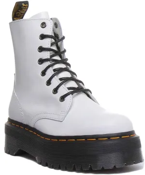 Dr. Martens Jadon Glatt In Weiß Schuhe Dr. Martens
