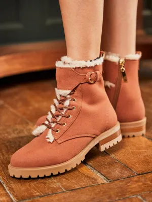 Durham Recycelte Vegane Wildleder Stiefel | Expresso