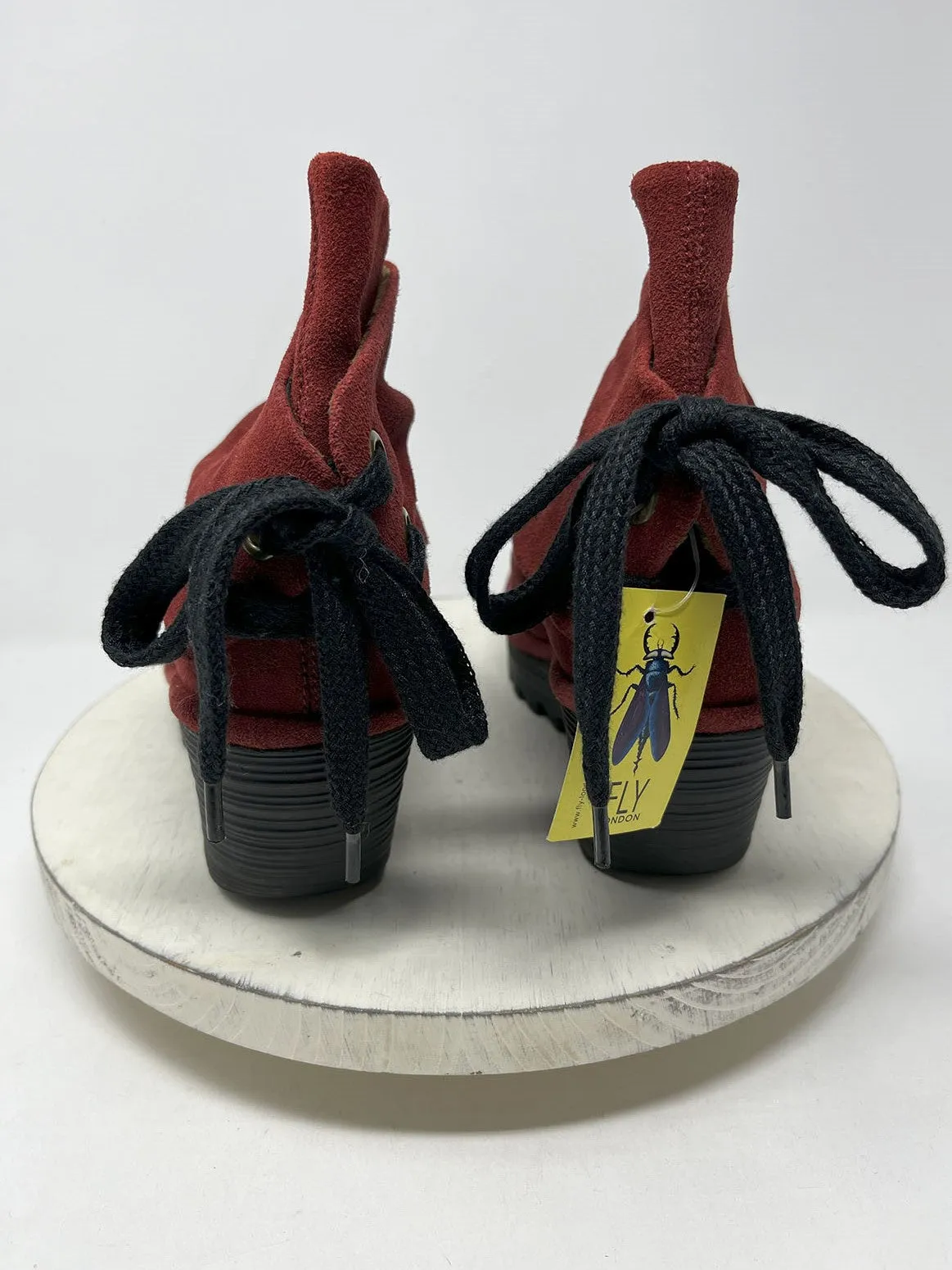Fly London Größe 9 (40) Bordeaux Bootie NWOB NWT