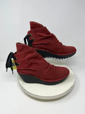 Fly London Größe 9 (40) Bordeaux Bootie NWOB NWT