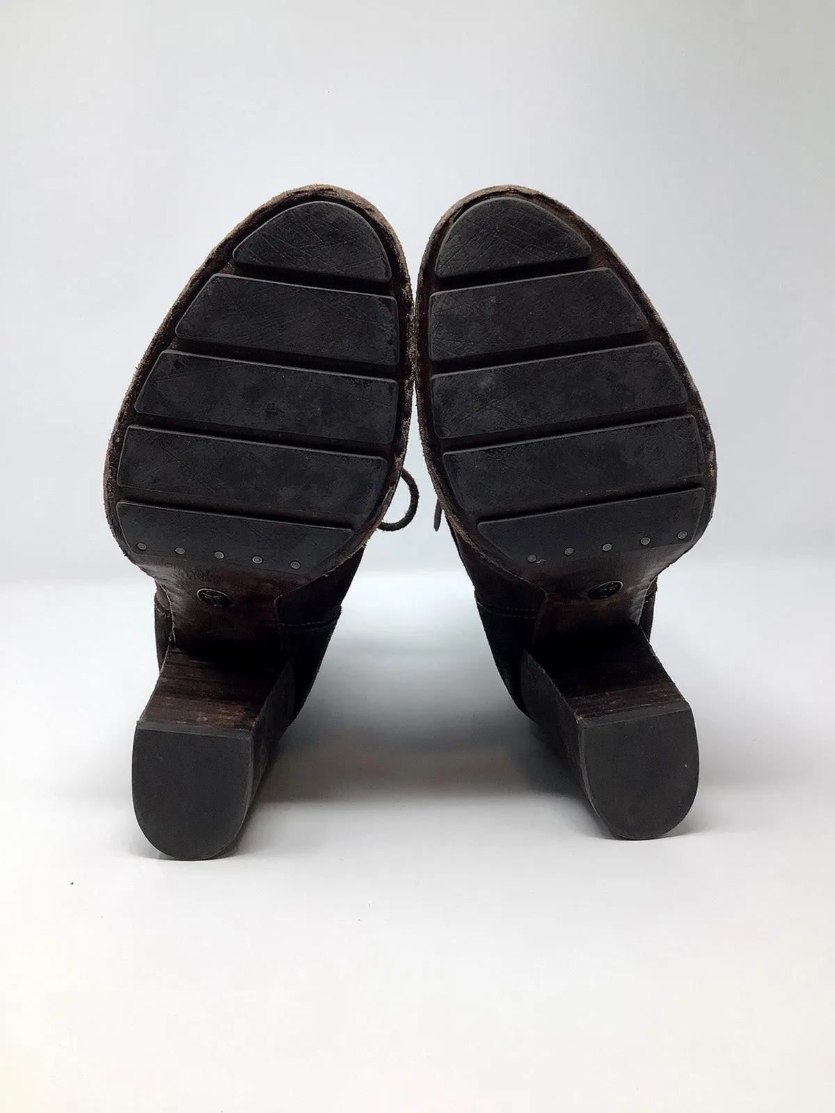 Frye Größe 8,5 Braune Wildleder Knöchelstiefel