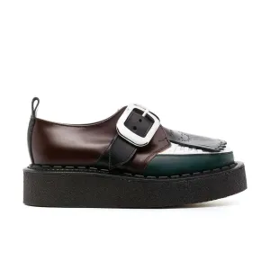 George Cox Damen Creeper 'Oxblood Grün Weiß'