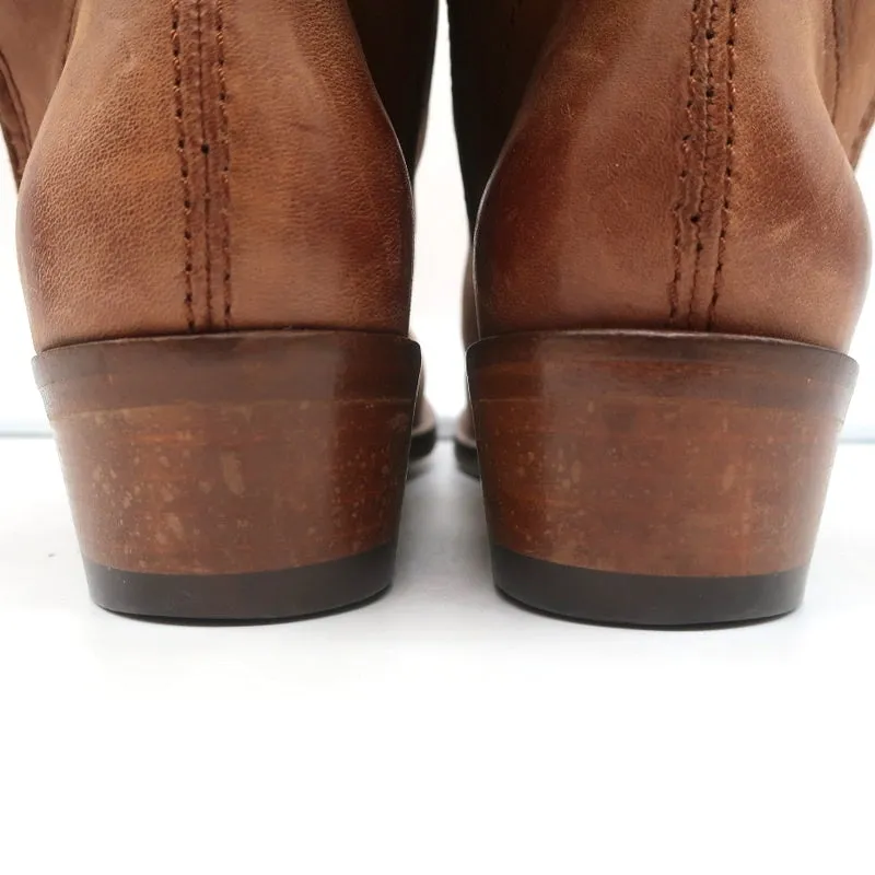Georgina Goodman Billy Schnürstiefel Flach Braun Leder Größe 38