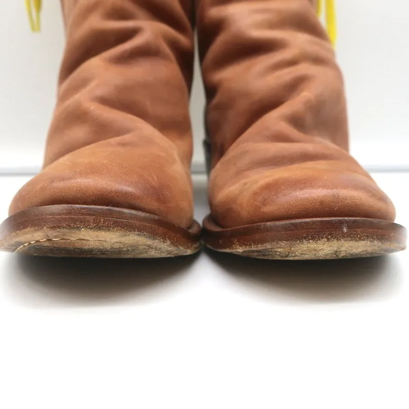 Georgina Goodman Billy Schnürstiefel Flach Braun Leder Größe 38