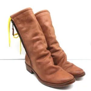 Georgina Goodman Billy Schnürstiefel Flach Braun Leder Größe 38