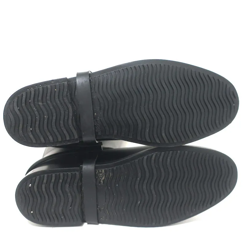 Givenchy Gummireitstiefel Schwarz Größe 38 Kniehohe Regenstiefel
