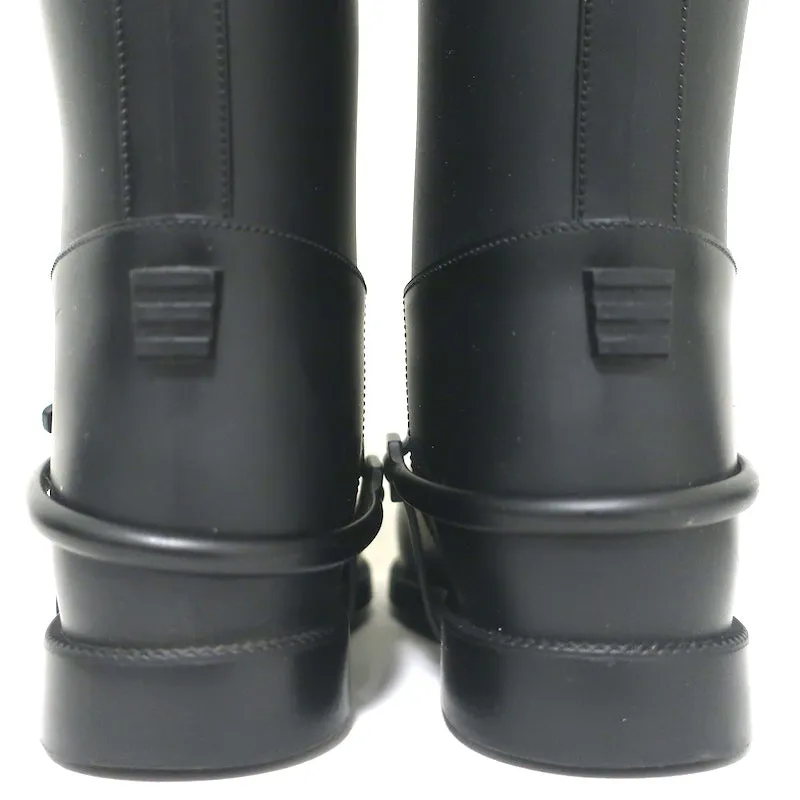 Givenchy Gummireitstiefel Schwarz Größe 38 Kniehohe Regenstiefel