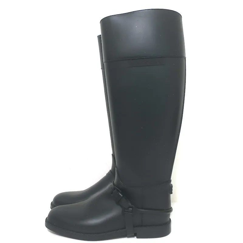 Givenchy Gummireitstiefel Schwarz Größe 38 Kniehohe Regenstiefel