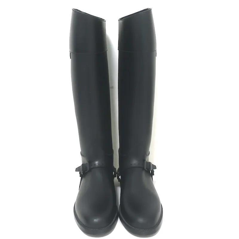 Givenchy Gummireitstiefel Schwarz Größe 38 Kniehohe Regenstiefel